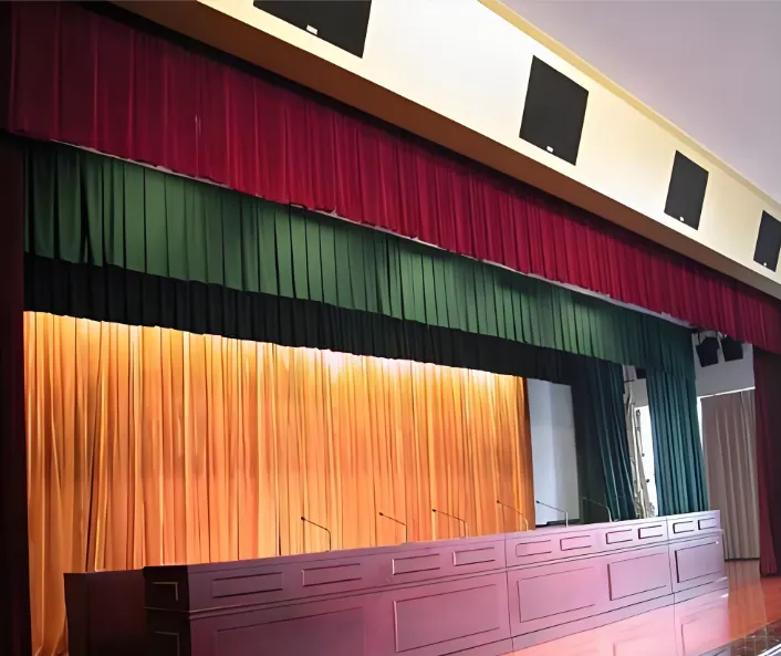 School Auditorium Stage Curtain Fabric