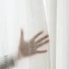 Jacquard Sheer Voile Curtain Fabric 300cm Width