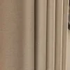 Linen Texture Curtain Fabric - Natural Look for Hotels & Homes
