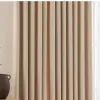 Linen Texture Curtain Fabric - Natural Look for Hotels & Homes