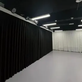 Black Commando Cloth Stage Fabric