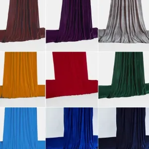 Heavy Duty IFR Velvet Stage Curtain Fabric - NFPA 701