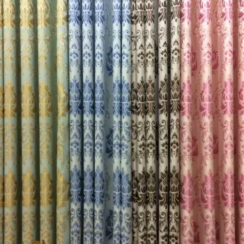 Jacquard Damask Curtain Fabric
