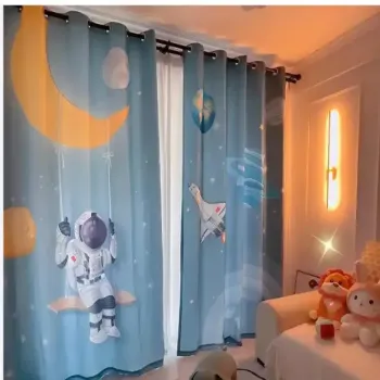 Kids Room Blackout Curtain Fabric