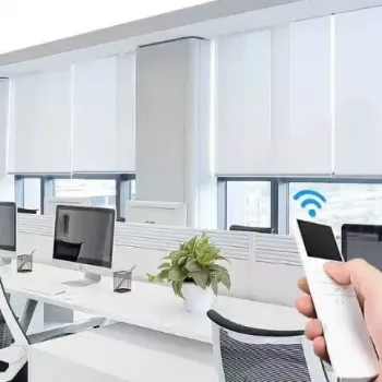 Motorized Office Curtain Track System